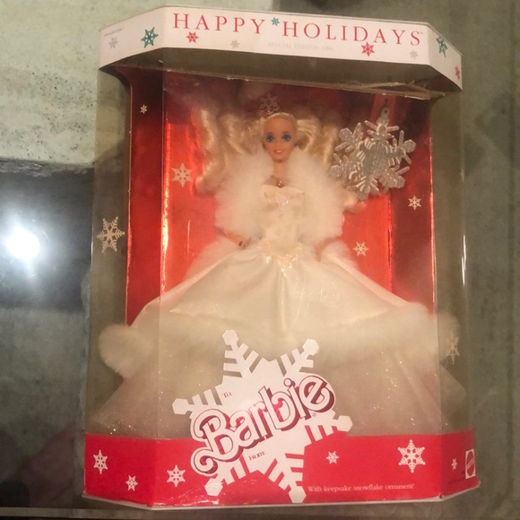 Happy Holidays Barbie 1989 - Picture 3 of 6